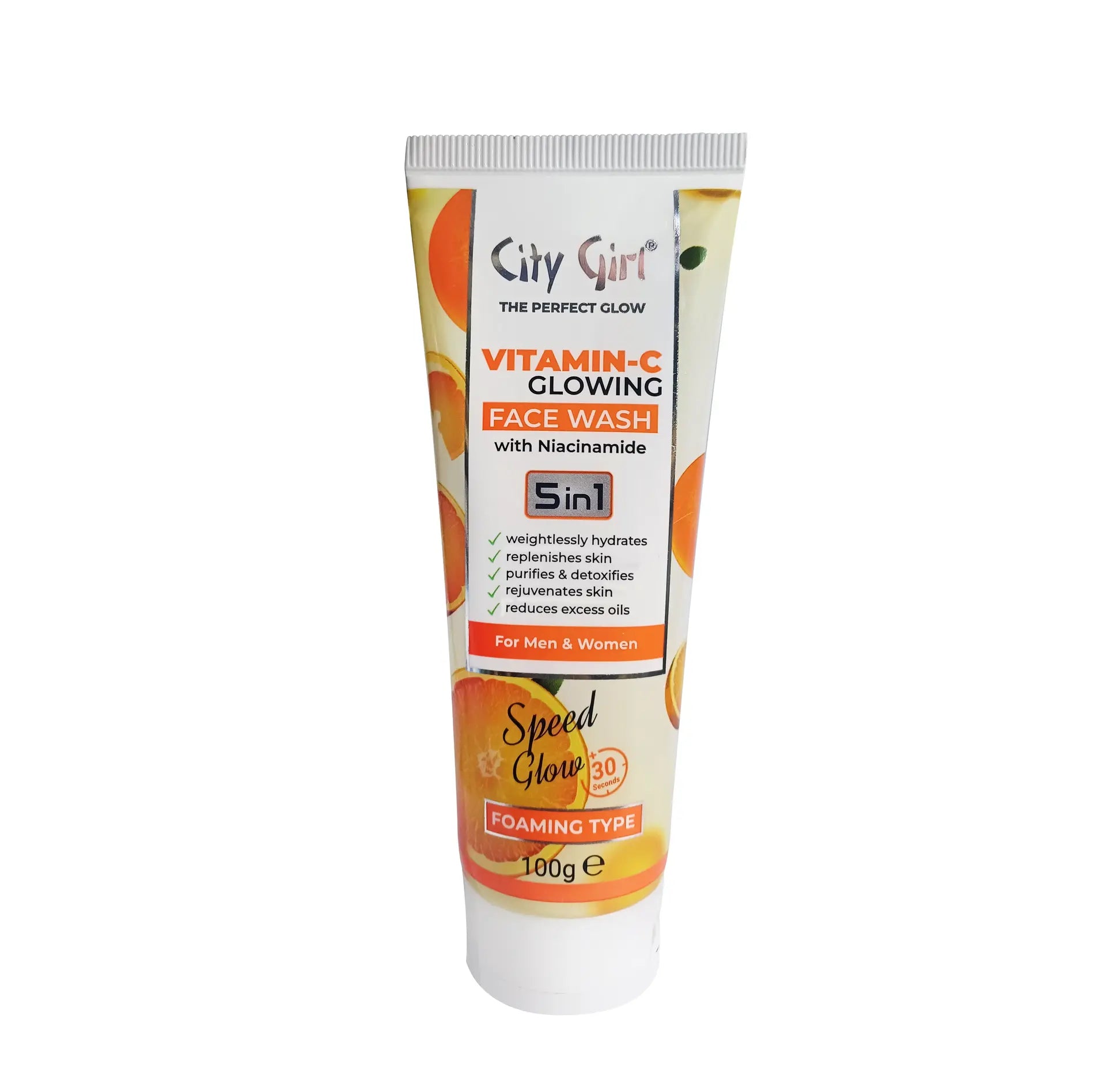 Vitamin C Face Wash, City Girl VC Facewash, City Girl Vitamin-C Face Wash, Vitamin-C, Ay Cosmetics
