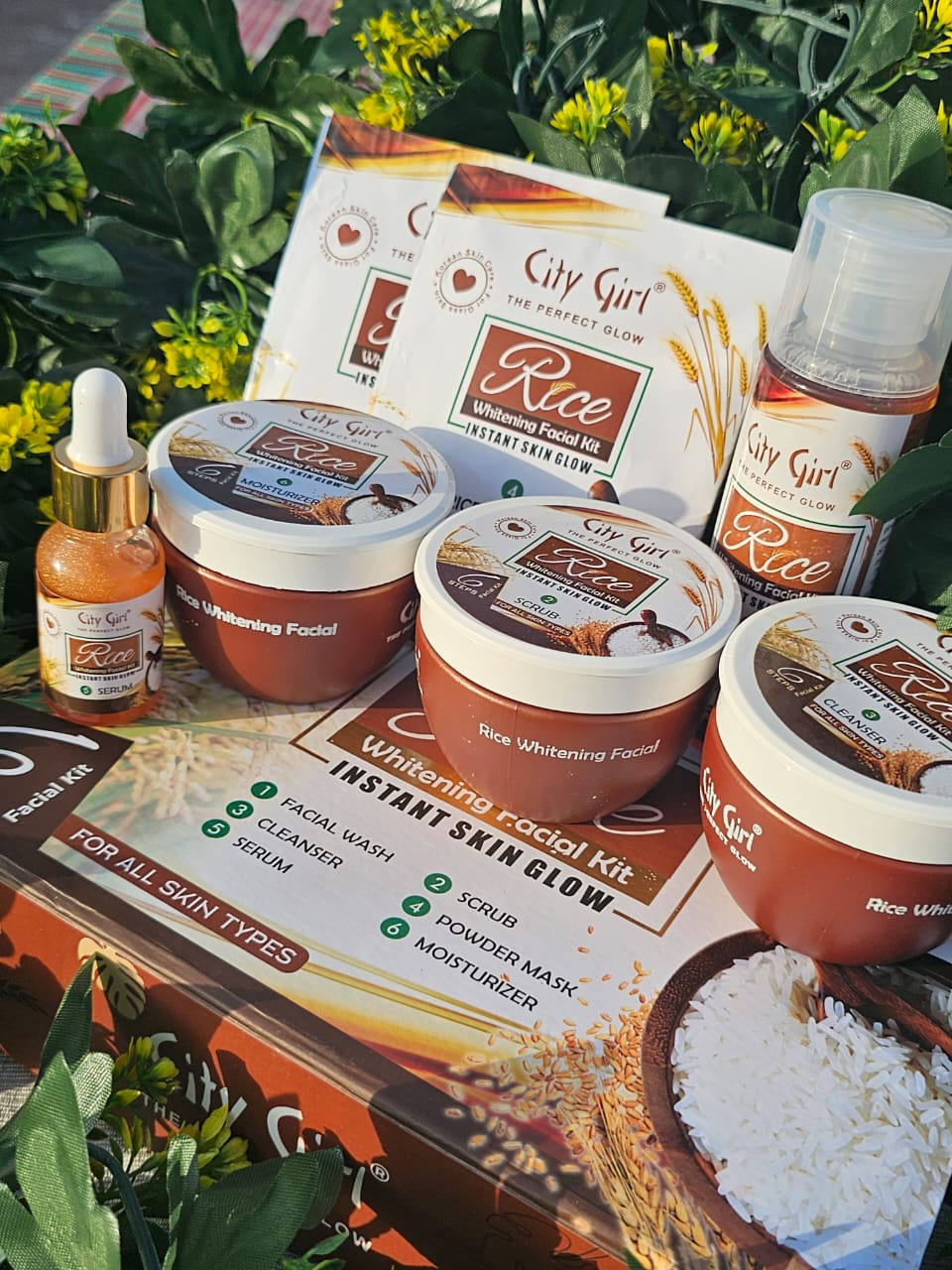 CITY GIL RICE FACIAL KIT
