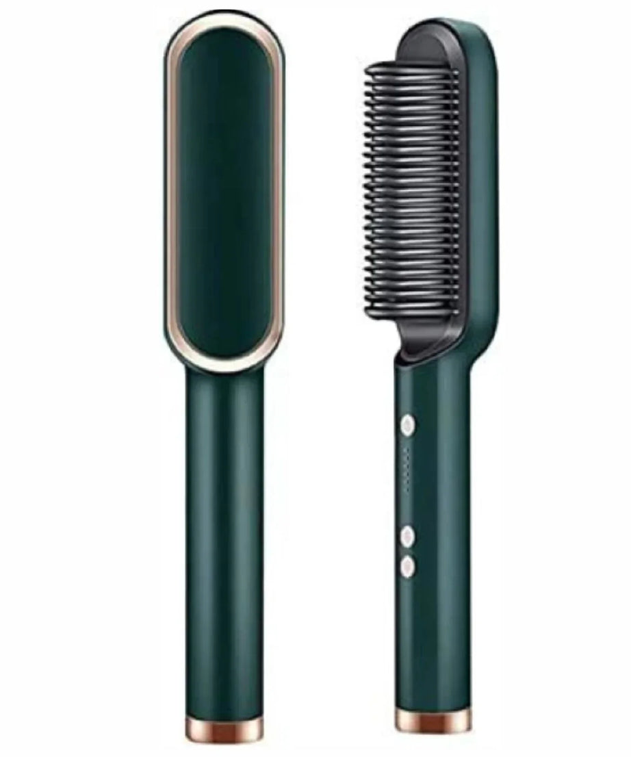 Hair Straightener Ceramic Heated Hair Brush