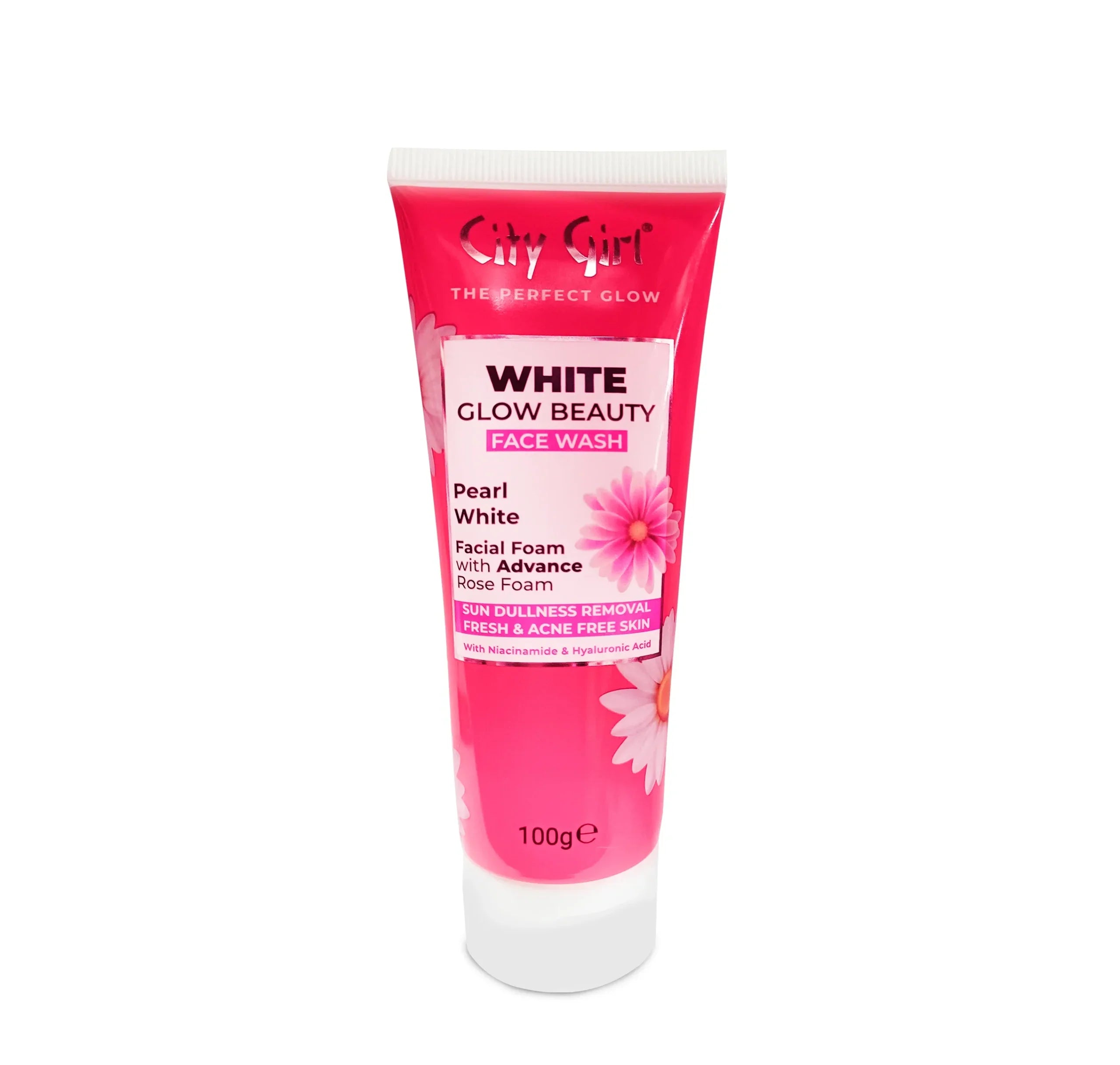 White Glow Face Wash, City Girl, Pearl White, Glow Beauty Face Wash,