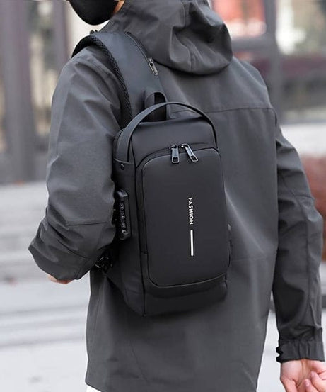 Anti-theft Cross Body Bag with USB Charging Port