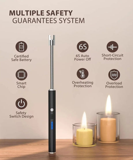 USB Rechargeable Flexible Electric Lighter Atomic Plasma Spark Lighter