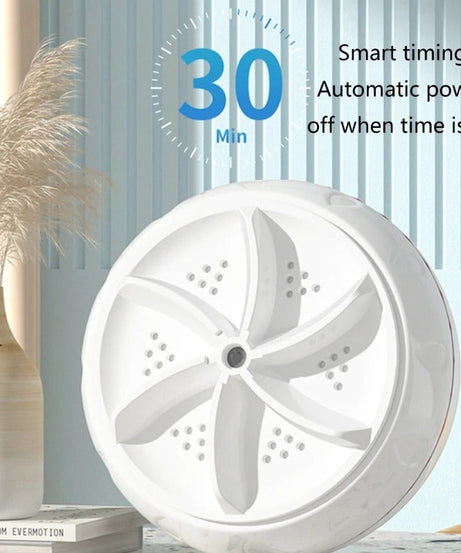 Mini Portable Ultrasonic Washing Machine Turbo Washer 425B