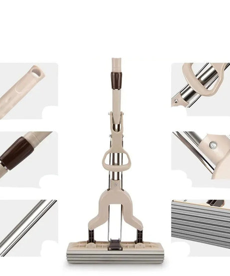 Sponge Mop With Adjustable Handle