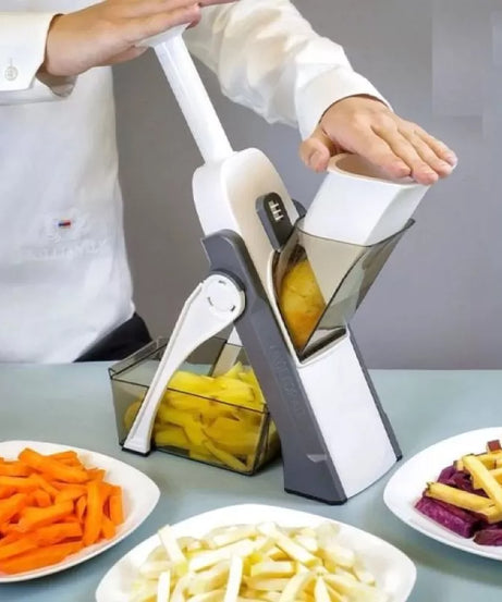 MULTIFUNCTIONAL VEGETABLE SPRING SLICER 6 IN 1