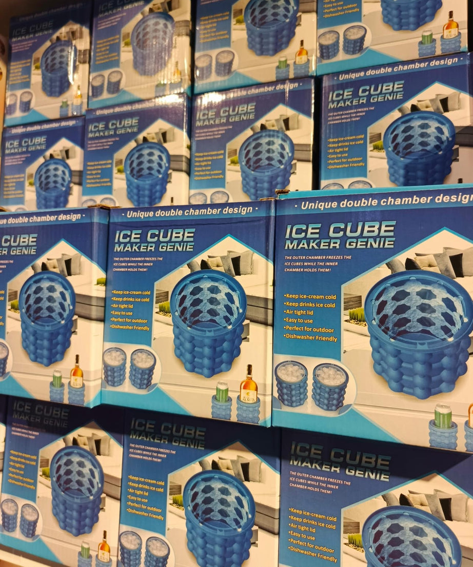 Silicone Ice Bucket, Ice Cube Genie