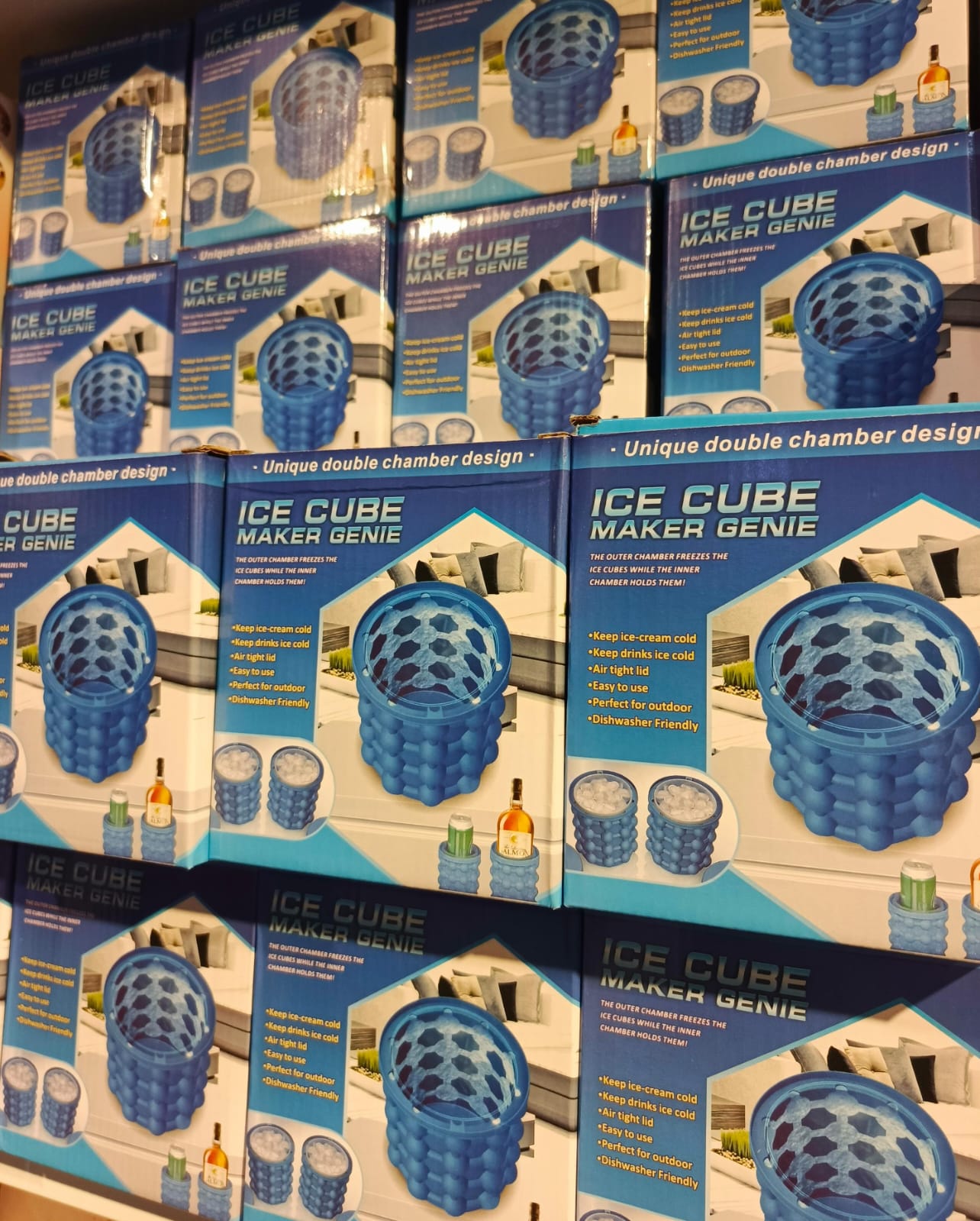 Silicone Ice Bucket, Ice Cube Genie