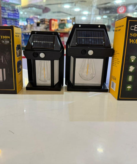 Solar charge wall lamp