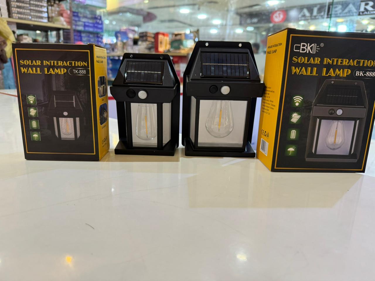 Solar charge wall lamp