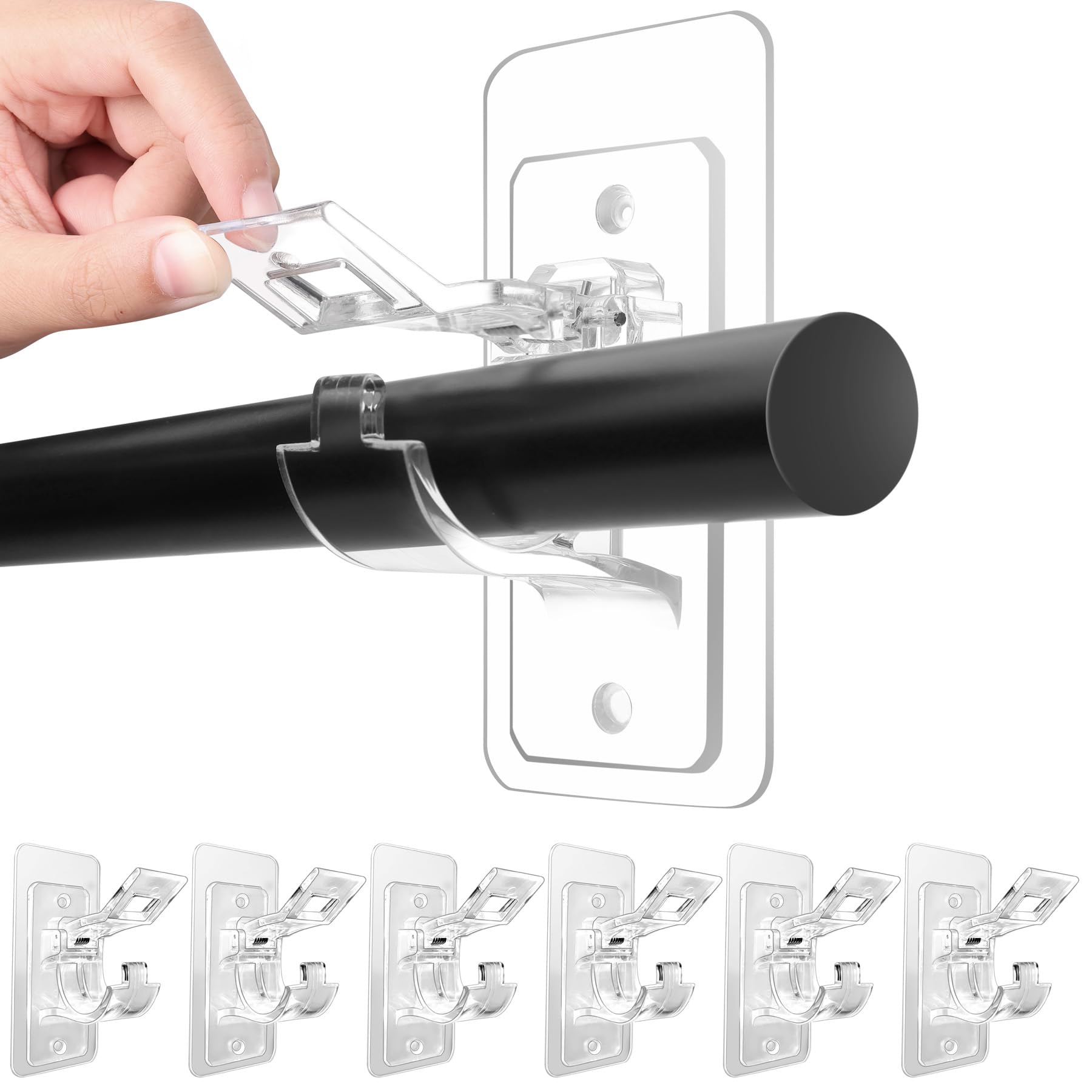 Transparent Curtain Hooks