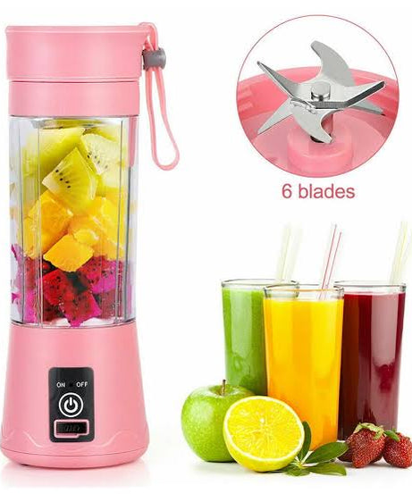 Mini Portable USB Juicer Blender 6 Blade