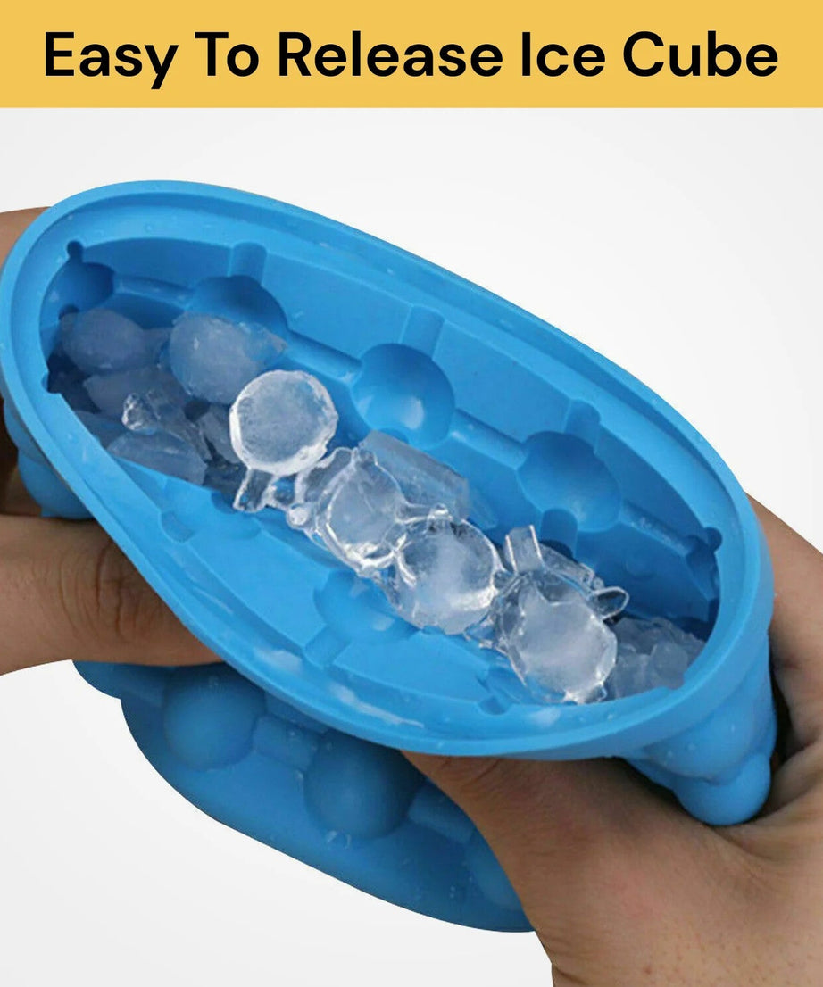 Silicone Ice Bucket, Ice Cube Genie